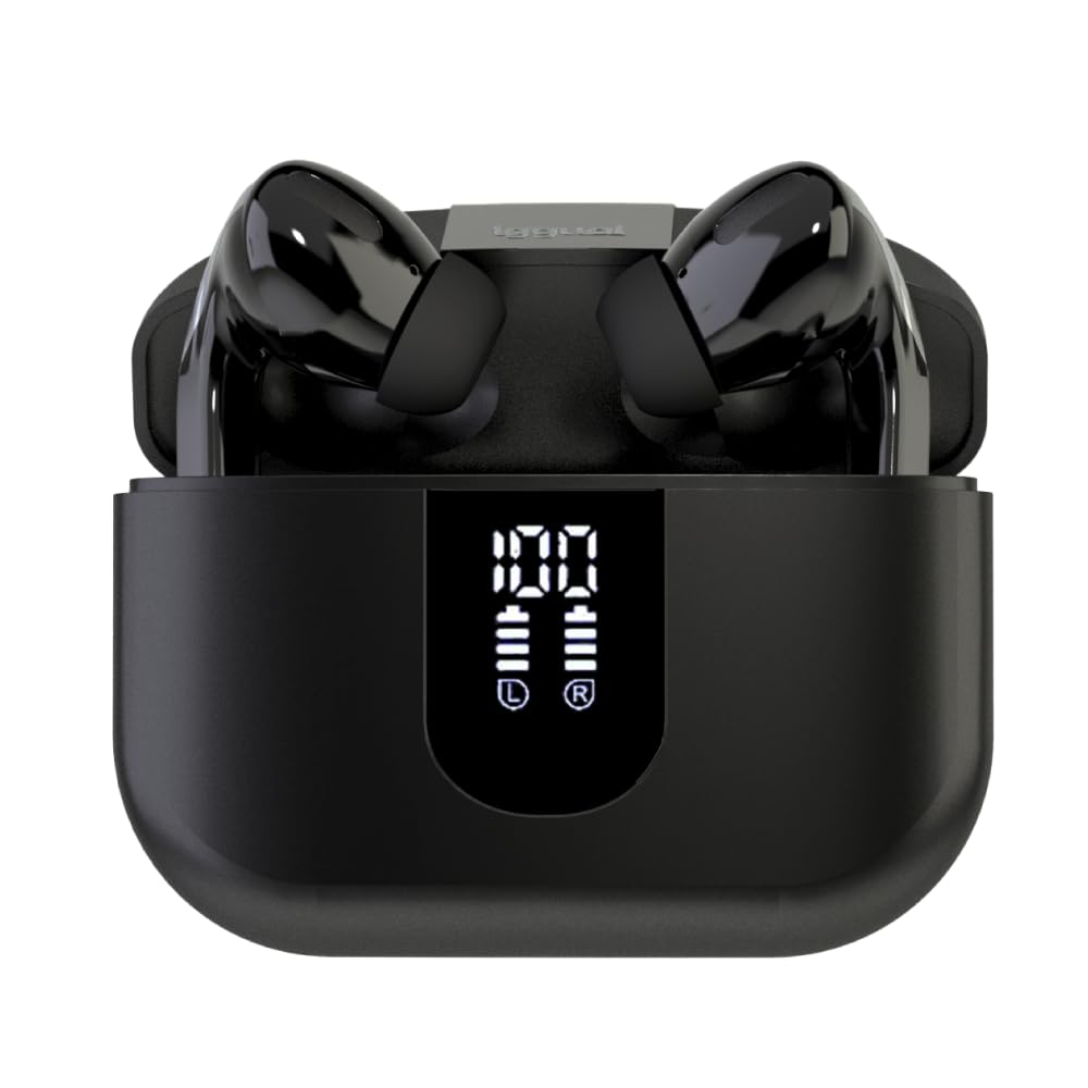 iggual Auriculares inalámbricos TWS Bluetooth negr