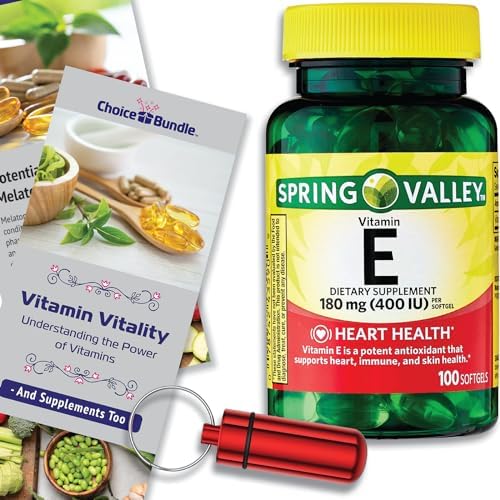 Spring Valley Vitamin E Heart Health Dietary Supplement