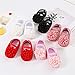 Girls Slippers 13 1 Baby Shoes Fashion Cotton Shoes Cute Baby Princess Shoes with Dress Shoes (Black, 4.5 Infant)