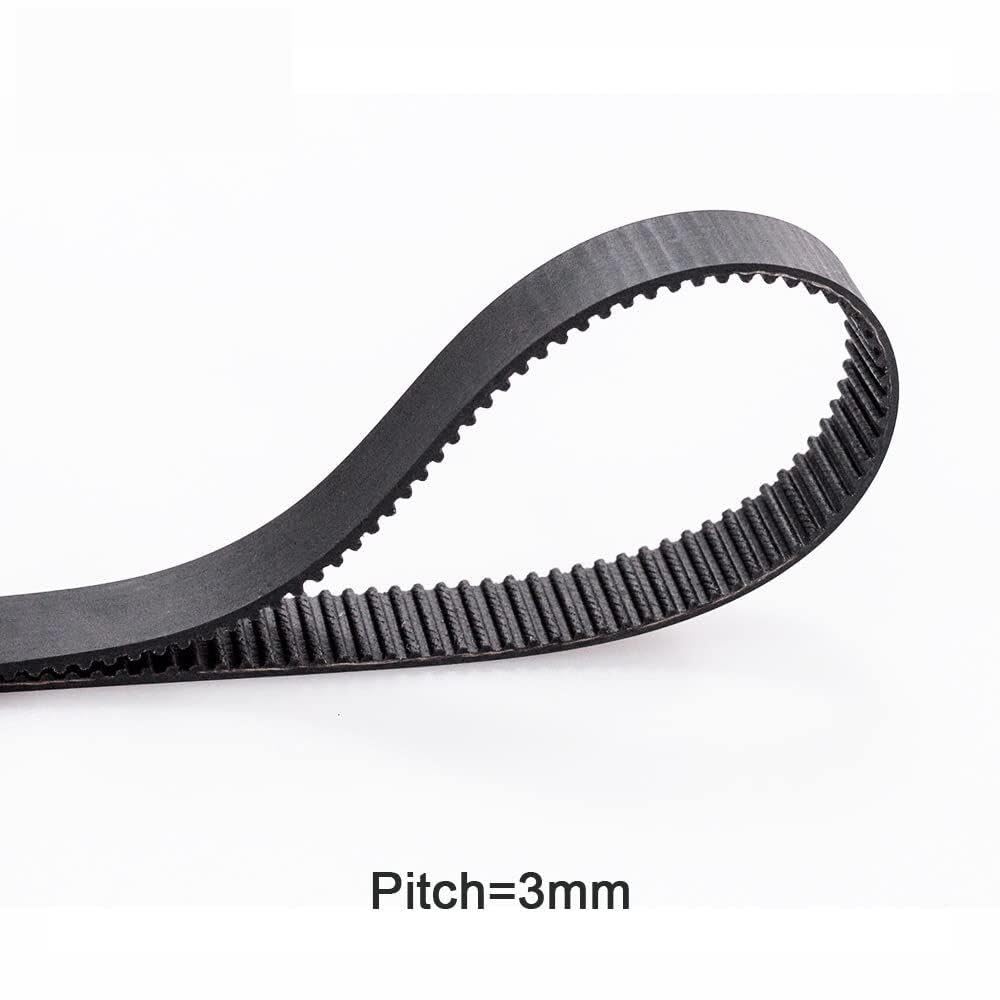 2 Cinghie dentate Trasmissione sincrona 219-228mm 6-25mm
