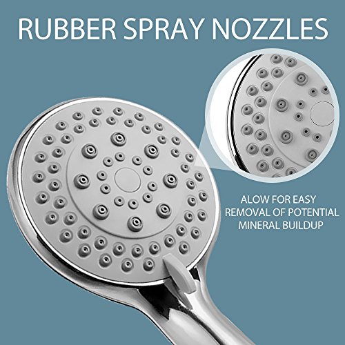 Soffione Doccia, ikalula Durevole Testa Doccia a
