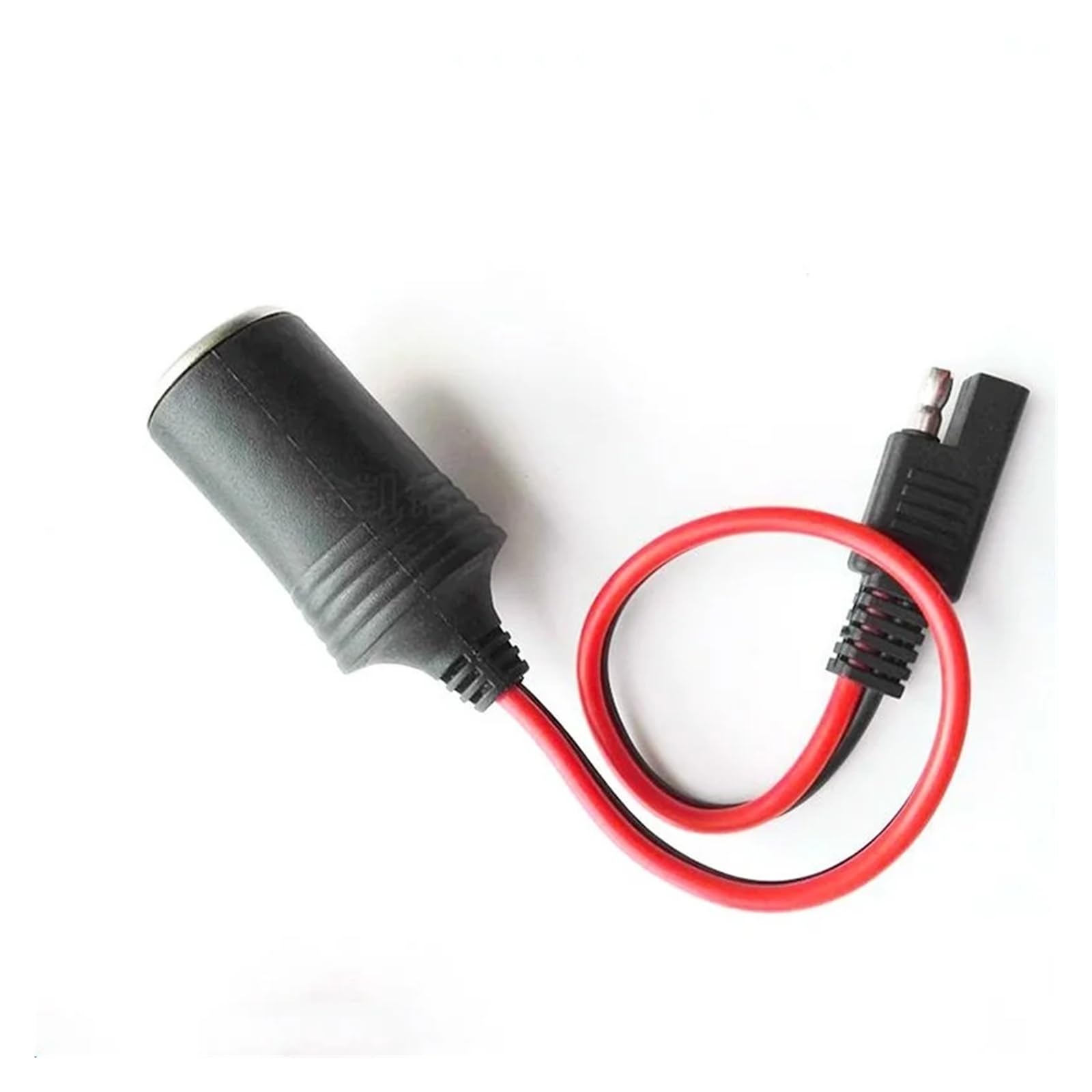 12 V 24 V żeńskie gniazdo zapalniczki samochodowej do SAE 2-pinowy adapter Quick Disconnect Cable, 14AWG Heavy Duty Extension Cord for Motorcycle ATV RV Solar Panel Battery