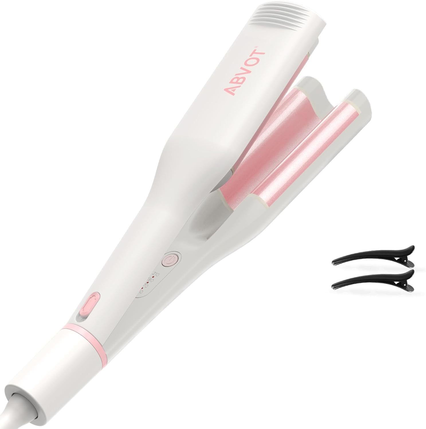 Amazon | ABVOT 【深U型】ヘアアイロン カール 32㎜ ウェーブアイロン