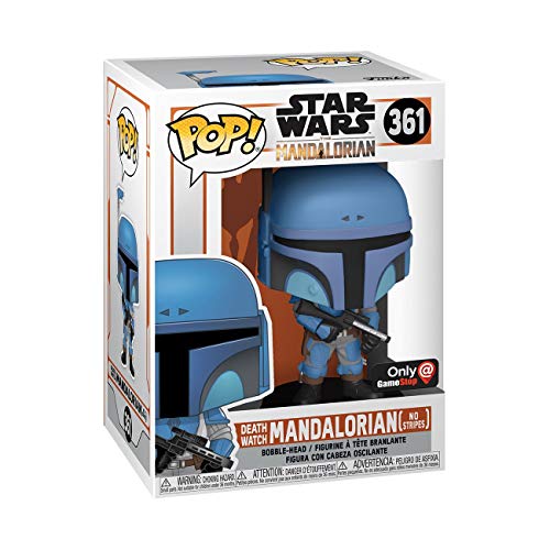 Star Wars Funko The Mandalorian Pop Death Watch Mandalorian Exclusive Vinyl Bobble Head [Sin Rayas]