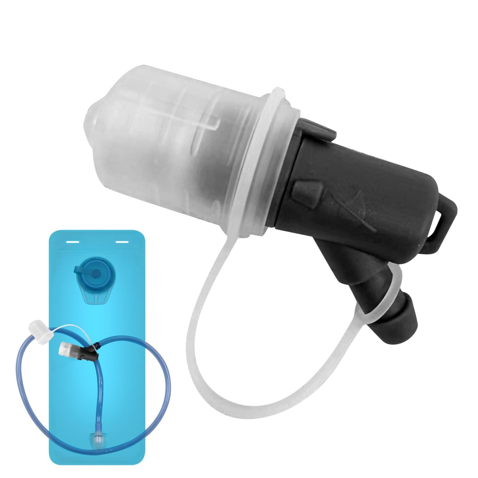 Hydration Pack Mundstück Ventil - 135° Bissventil Ersatz, Wasserblasendüse | Auslaufsicheres Drehventil mit Outdoor-Sport, Wandern, Laufen und den meisten Trinkbeuteln
