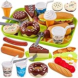☕ [ Teeservice Kinder ]: Genießen Sie mit den Kindern einen angenehmen Nachmittagstee. Führen Sie die Kinder, um das Teilen zu lernen.