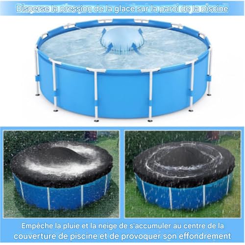 Coussins pour piscine robustes, coussin gonflable 120x120 haute densité