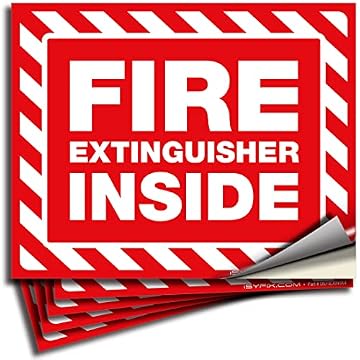 fire extinguisher inside car