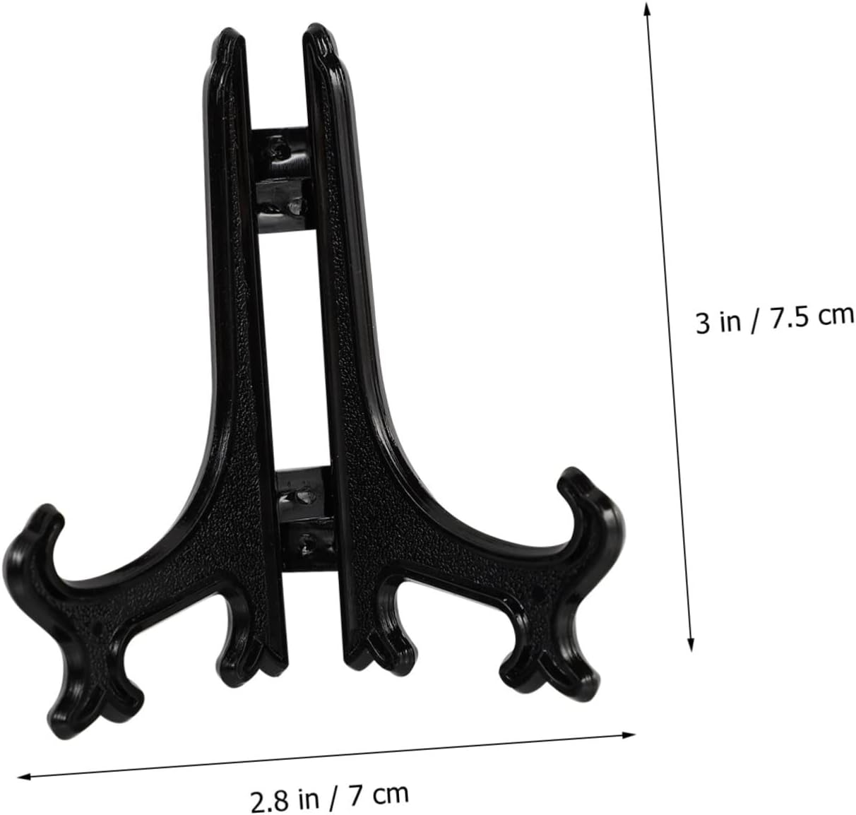 Ciieeo 72pcs Dish Display Stands Mini Display Holder Racks for Plates Photos and Artwork for Home Decoration