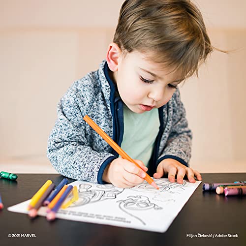 Marvel Spidey And His Amazing Friends 48 Page Coloring And Activity Book With 4 Jumbo Twist Up Crayons #TOP3