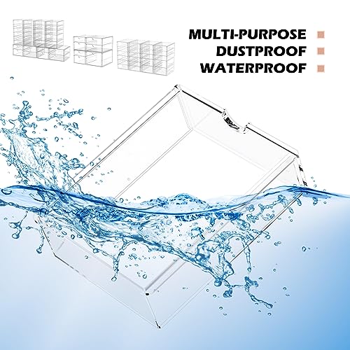 image for caktraie Desk Organizers And Accessories With 22 Drawers, 4 Pack Offic