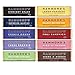 Hammond's Candies Gourmet Chocolate Candy Bars Gift Box, Variety Pack, 2.25 Oz (Pack of 10), 10 Flavors, Handmade in Small Batches in the USA