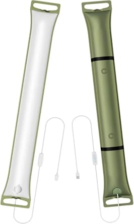 i me LED Kamp Lambas , USB Giri li, 500 L men, Su  tici, Haki, USB G , Plastik, TPU, 117 cm Kablo, 125g [Enerji S n f  A+++]