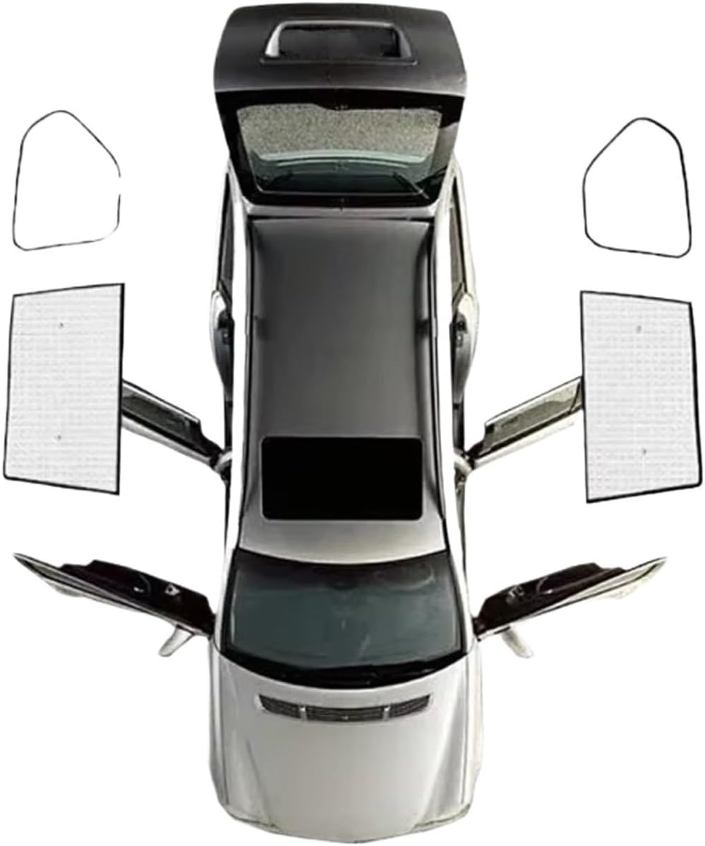 Car Side Window Sun Shade For Toyota For Land For Cruiser For Prado J150 2010~2023 LC150 FJ150 Car Sunshade Windshield Anti-UV Visor Cover Parts(Rear Windows)