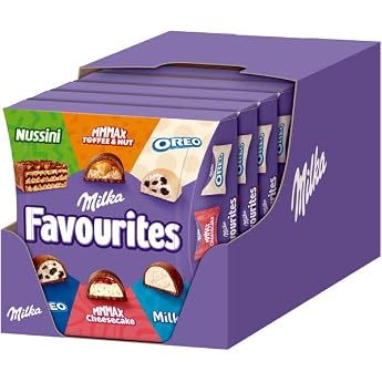 Milka Favourites Mix of Filled Chocolates Pack of 8 8 x 158 g