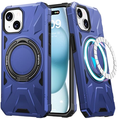Coque antichoc iPhone 14 bleu pour éviter les fissures d'écran dues aux chutes
