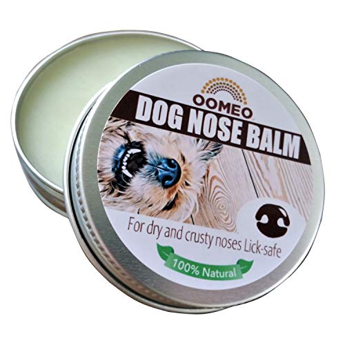 OOMEO Dog Nose Balm, Dry and Crusty, Snout soother, Lick Safe, Moisturiser 100% Natural - 30ml