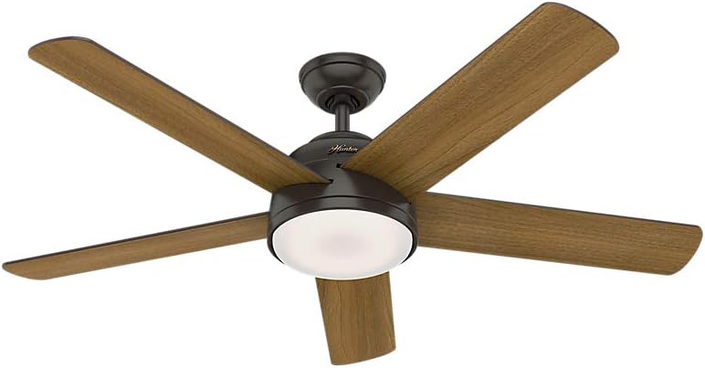 Blасk Frіdау 🔥 Hunter Romulus Indoor Wi-Fi Ceiling Fan with LED Light and Remote Control, 54, Noble Bronze Buу 1 gеt 1 🔥 Hunter Romulus Indoor Wi-Fi Ceiling Fan with LED Light and Remote Control, 54, Noble Bronze