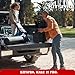 KitsPro Truck Bed Tool Box for 2017-2024 Ford F-250 F-350 Super Duty Passenger Side (DO NOT FIT the Fifth Wheel Hitch), Rotatable Storage Case Toolbox with Keyless Combination Lock