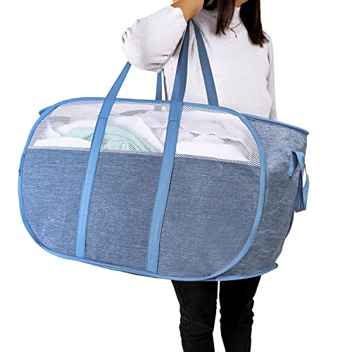 Pop-Up Laundry Hamper with Durable Handles