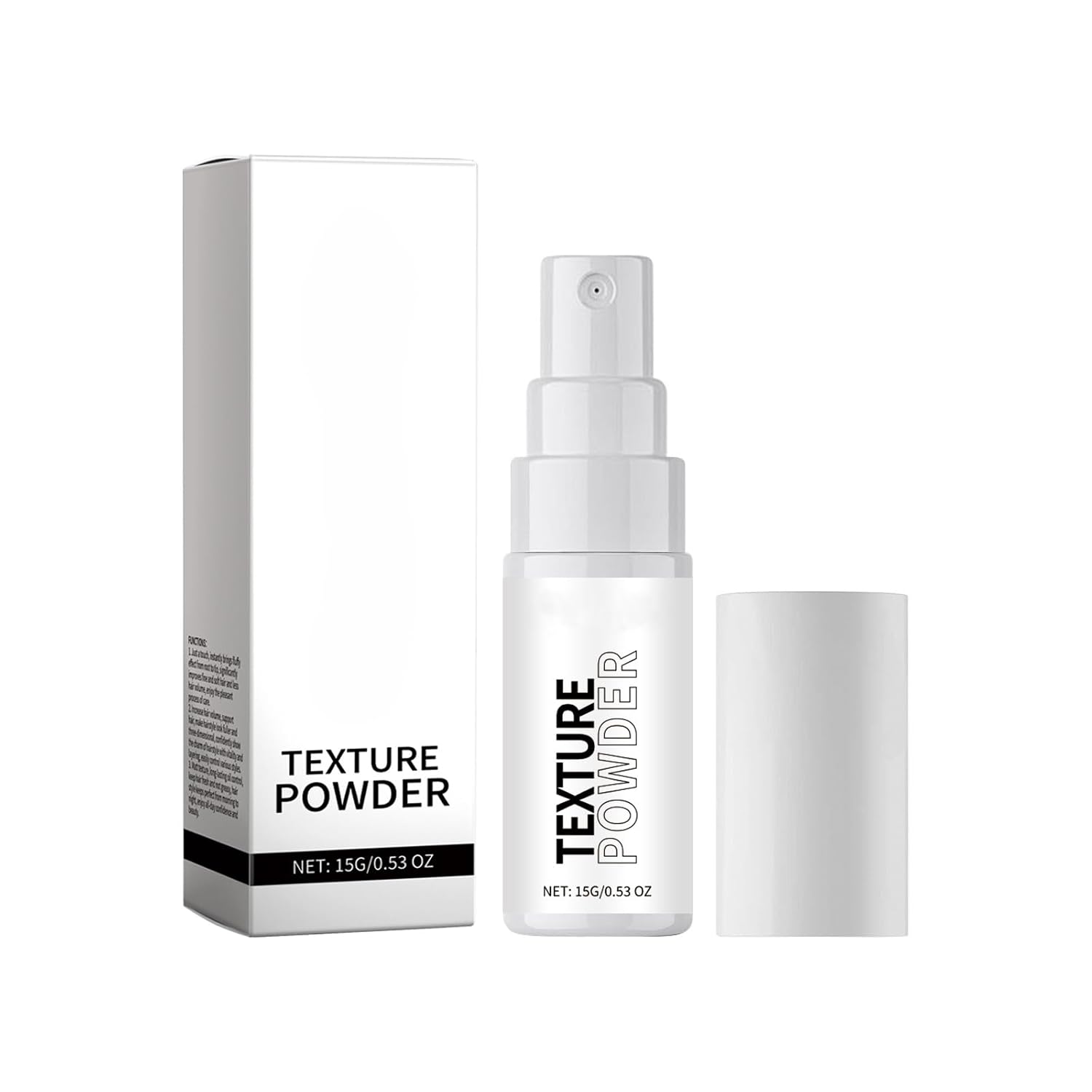Hair Texture Powder Spray for Volume and Hold, 15g | All Hair Types, Matte Finish, No White Flakes, Lightweight Formula, Oil Absorbing
