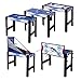 Fran_store Multi Combo Game Table, Folding Multi Game Combination Table Set with Soccer Foosball Table, Pool Table, Hockey Table, Table Tennis Table, Basketball (3FT 5 in 1)