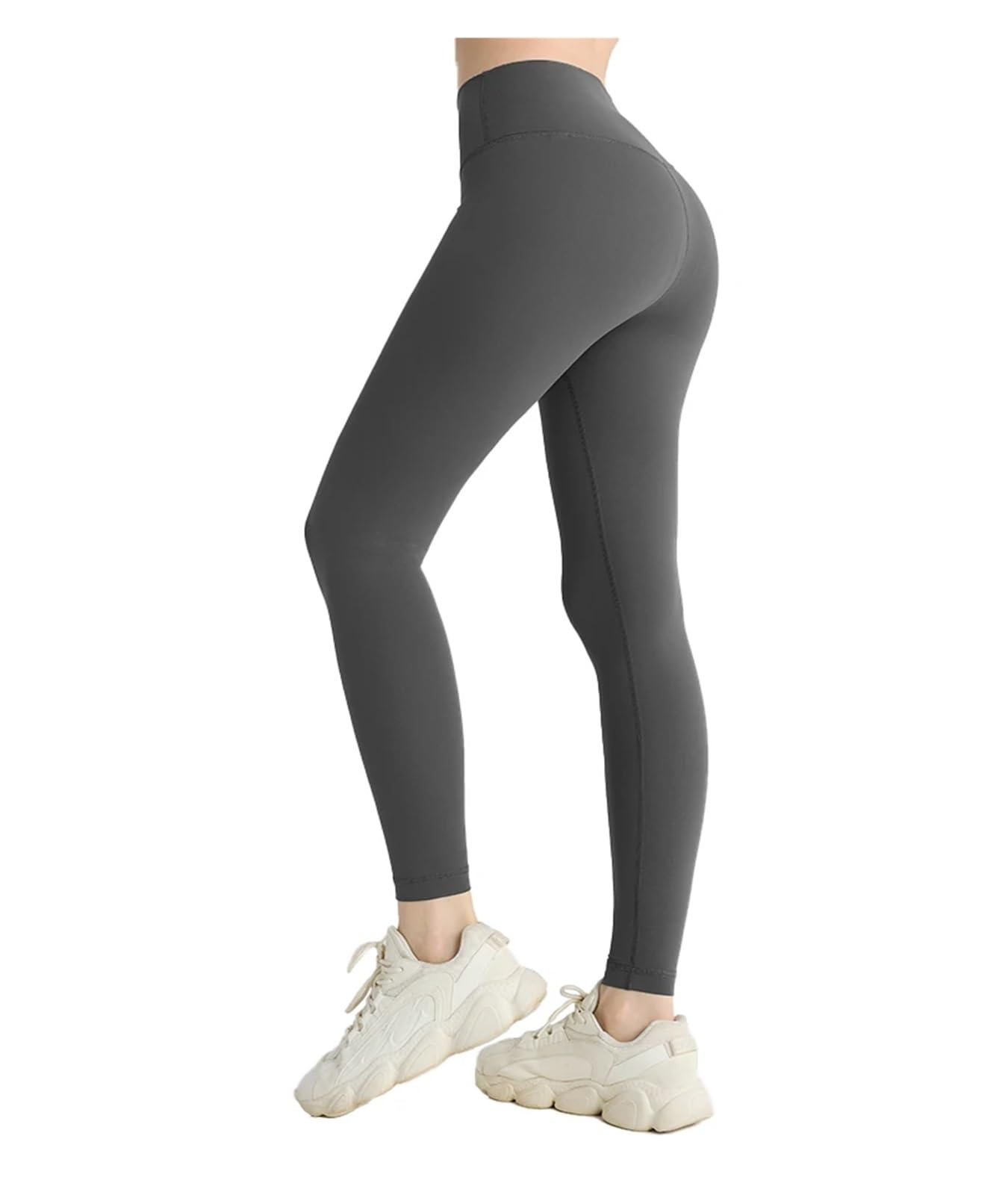 Leggings da Yoga Leggings da Fitness for Sollevamento Fianchi a Vita da Donna Pantaloni da Ciclismo da Corsa Leggings Sportivi Traspiranti(Snow Blue,M)