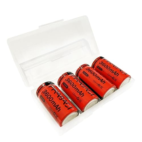 4 Piles Rechargeable 3.7V | Batterie 2800mAh | Batterie Haute CAPACITÉ pour Lampe Torche ET Frontale LED CAMÉRA TÉLÉCOMMANDE Jouet Voiture TÉLÉCOMMANDÉE RC Panneau (3600mAh)