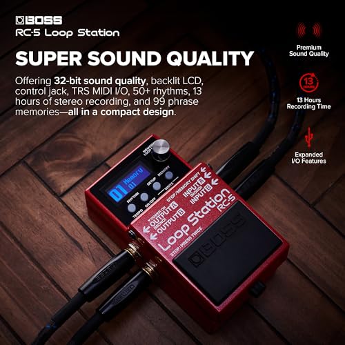 Boss RC-5 Loop Station Compact Phrase Recorder Pedal - Image 3