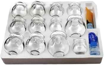 カッピング　吸い玉　ガラス アルコールランプ付き21個セット カッピング 吸い玉 ガラス アルコールランプ付き21個セット