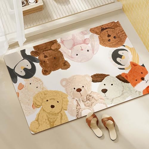 FAUOKAVER �]���y �o�X�}�b�g ���킢�� 40×60cm ���� �������ӂ��}�b�g �����C ���@�� �z�� �􂦂� �L�b�`�� �E�ߏ� ���ʏ� ���[�֗� �_�炩�� ������B