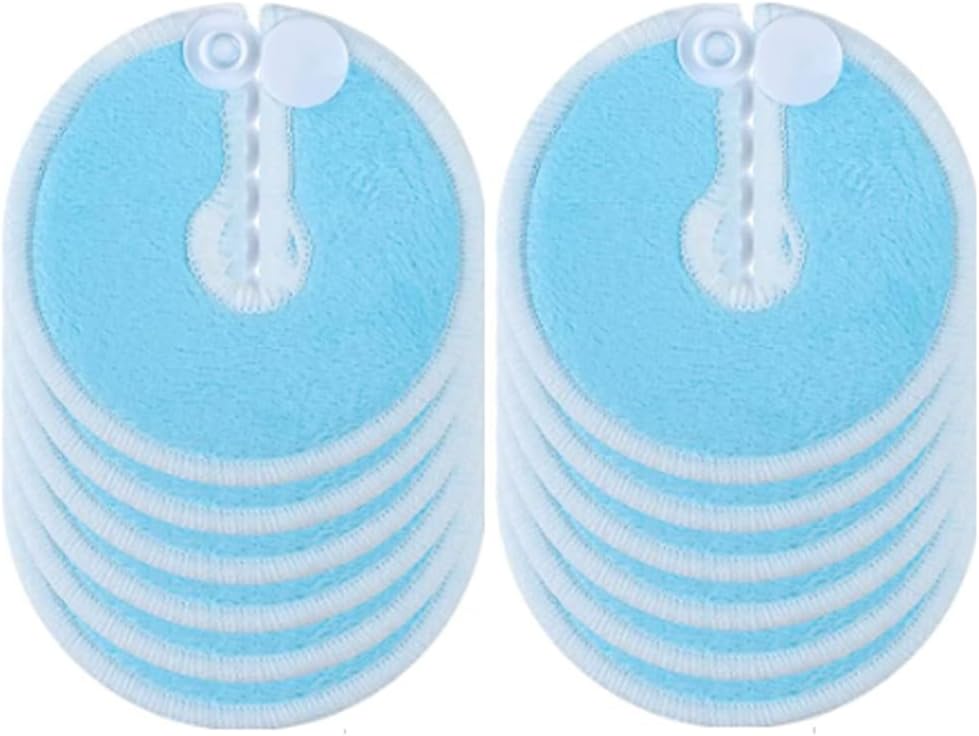 12pcs G Tube Pad Holder Reusable Feeding Tube Supplies For Feeding Support Belly G Tube Button Cover Breastfeeding Nursing Blue