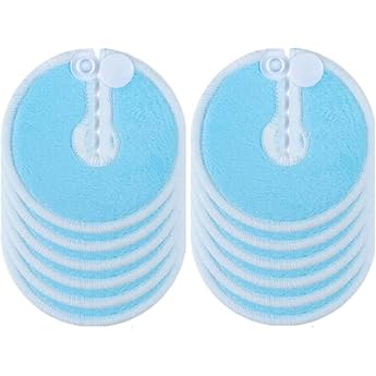 Pack of 12 G Probe Pad Holder Reusable Nutrition Probe Accessories for Nutrition Support Abdomen G Probe Button Cover Breastfeeding Blue