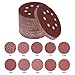 Price comparison product image 100 Pieces 5 Inch with 8 Holes Dustless Hook-and-Loop Circular Sanding Discs Sandpaper Assorted from 60 to 600 Grits