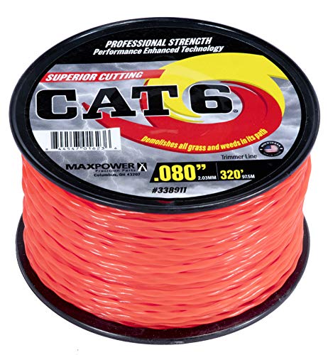 Fil de débroussailleuse torsadé MaxPower 338911 orange 2mm