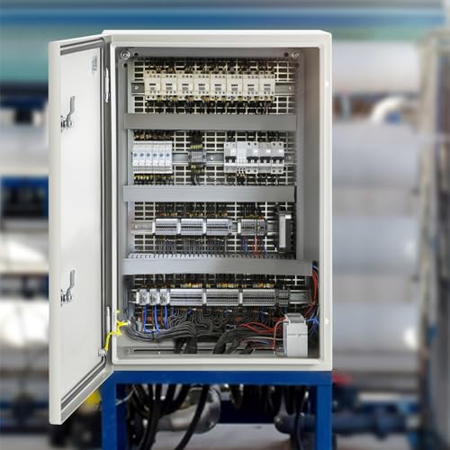 VEVOR NEMA Steel Enclosure, 24 x 16 x 10'' NEMA 4X Steel Electrical Box, IP66 Waterproof & Dustproof, Outdoor/Indoor Electrical Junction Box, with Mounting Plate by VEVOR - Image 8