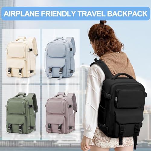 Zaino Da Viaggio 40x20x25 Cabina Ryanair - Impermeabile Con Scomparto Laptop 14'' - Foto 8