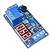Diymore 12V LED Display Multi-Function Timer Relay Programmable Digital Readout Module Delay Switch Board with Car Buzzer(2 Buttons)