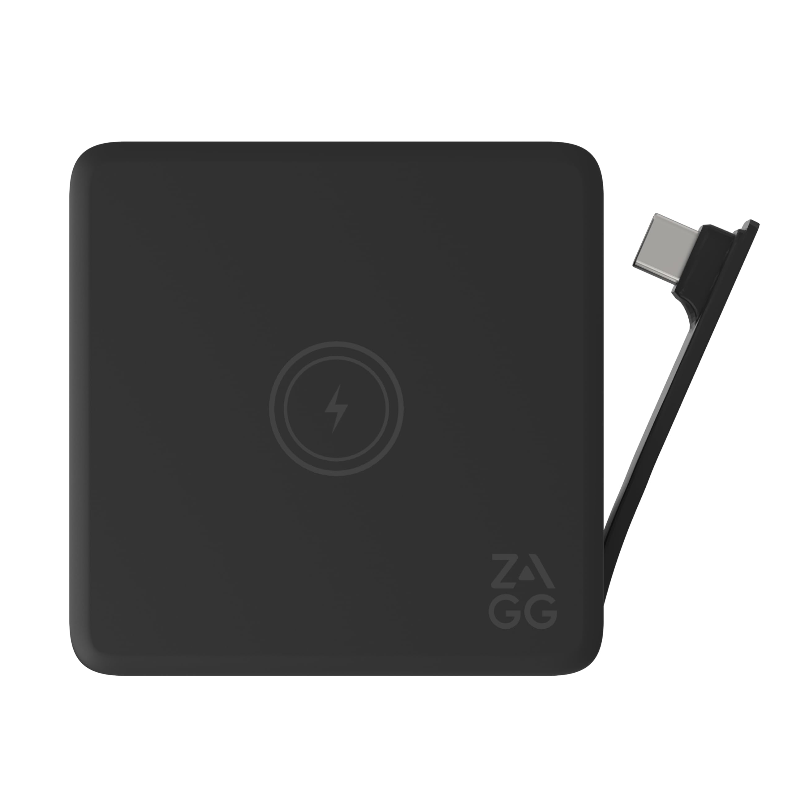 ZAGG 4-portowy hub USB-C PD, USB-C, USB-A, HDMI, ładowanie przejściowe 100 W, HDMI 4K, ładowanie przewodowe/bezprzewodowe, do urządzeń Windows, macOS, iPadOS, ChromeOS, Android i USB 4