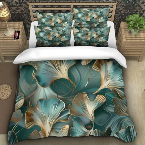 Housse de couette 200x200cm pain d'épice microfiche 3D Noël