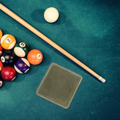 Outanaya Professional Billiard Cue Shaft Polisher Soft Leather Cleaning Cloth Military Green Pool Cue Cleaner Towel for Snooker and Indoor Billiards Maintenance - Image 6