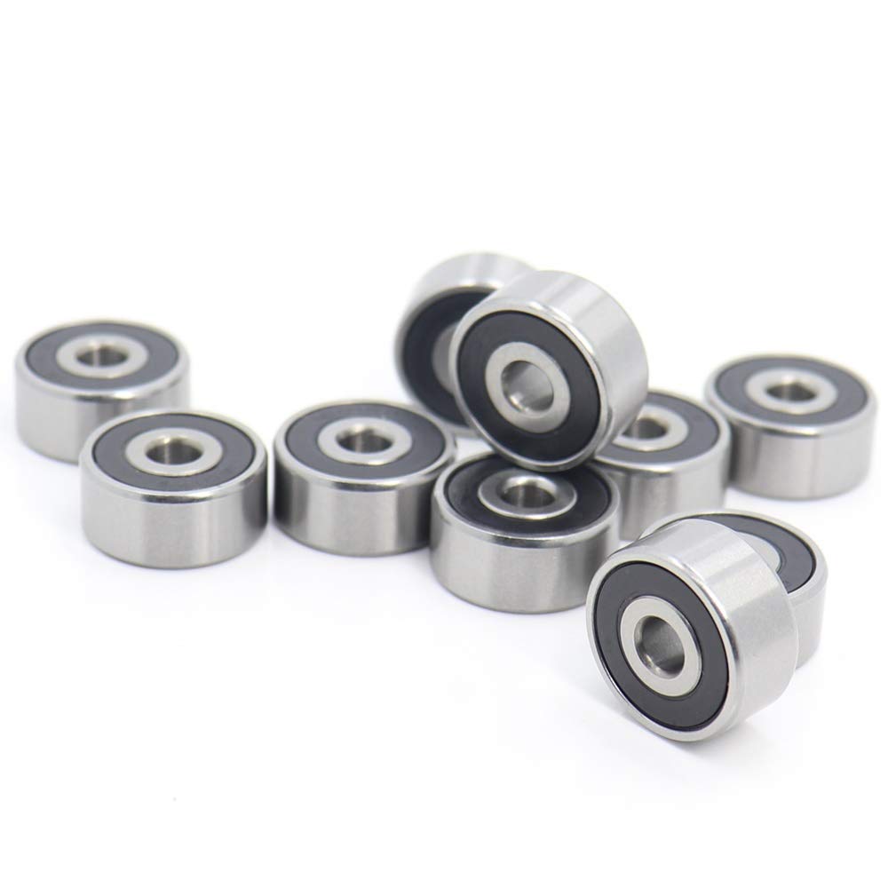 Ttanga. 1622 2RS ABEC-1 Łożysko (10 sztuk) 9/16 "X1 3/8" X7 / 16 "Calowe łożyska kulkowe 1622rs