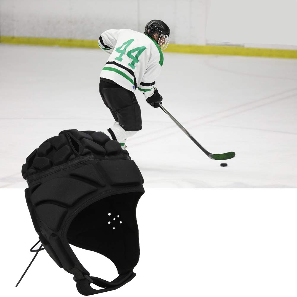 Casco Football, Casco a Guscio Morbido Adulti Bambini Bambino Gioventù, Protezione per Testa Caschetto Calcio Copricapo Imbottito Rugby per Sport Berretto Mischia Baseball