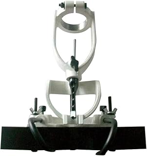 TECHTONGDA Mortising Attachment Kit Woodworking Bench Drill Locator Tool Set Tenoning Machine with Chisels