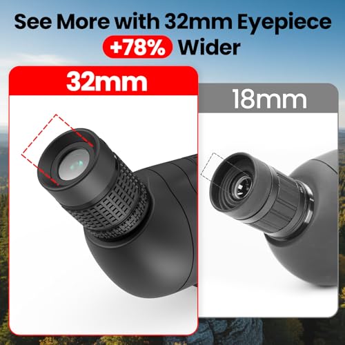 Image of Gosky Spotting Scope 25-75x80 with Tripod for Target Shooting