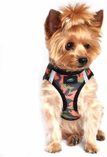 Vista 72 de DOGGIE DESIGN American River - Arnés para perro de la colección ombré, color frambuesa (S (circunferencia de 13 a 16 pulgadas)