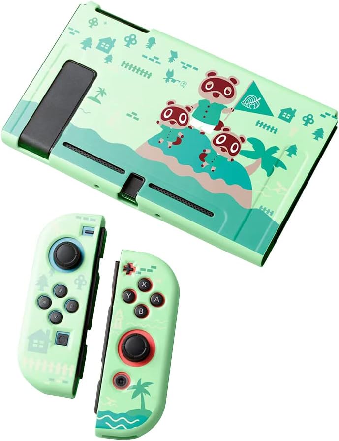 PERFECTSIGHT Case for Nintendo Switch Dockable Soft TPU Protective Case Cover for Switch and JoyCon Controller