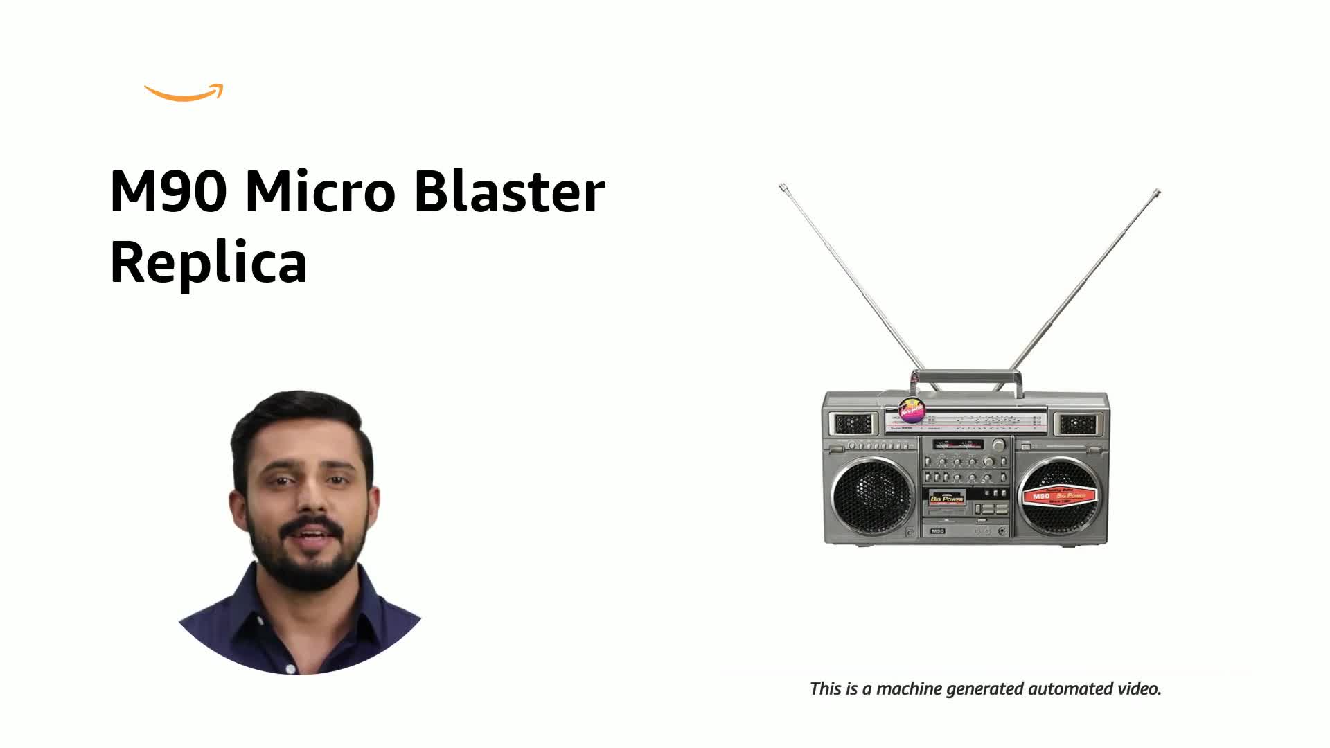 New Wave Toys M90 Micro Blaster Replica Boombox Portable Wireless