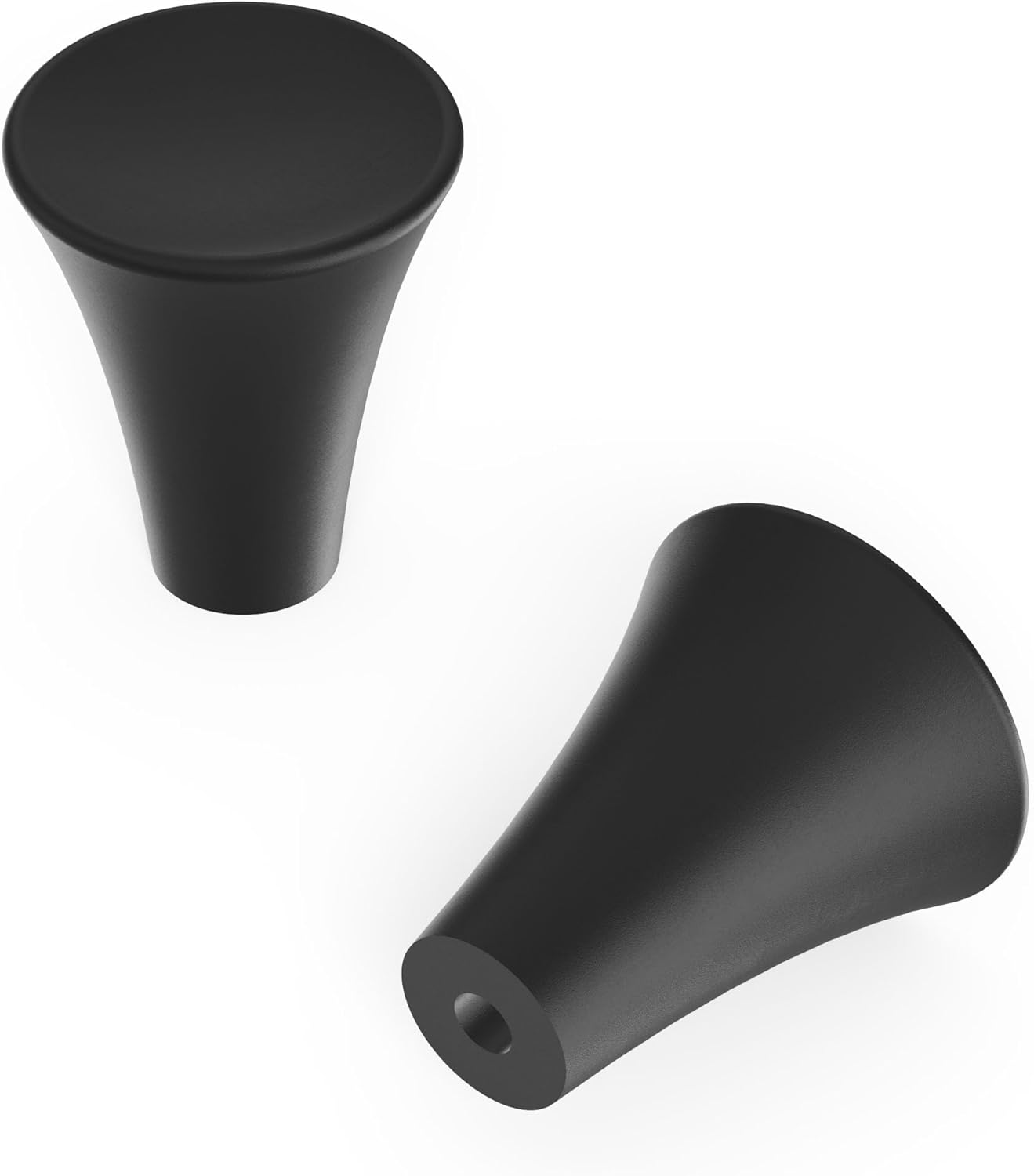 Hickory Hardware H078777MB-10B H078777-10PACK Maven Pack of (10) 15/16 Inch Conical Cabinet Knob