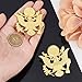 SUPERFINDINGS 2Pcs US Army Eagle Pin Gold Military Army Lapel Pin Alloy Brooch Officer Hat Pins US Veteran Lapel Pins Armys Decal Lapels for Hat Shirt Uniform Accessory